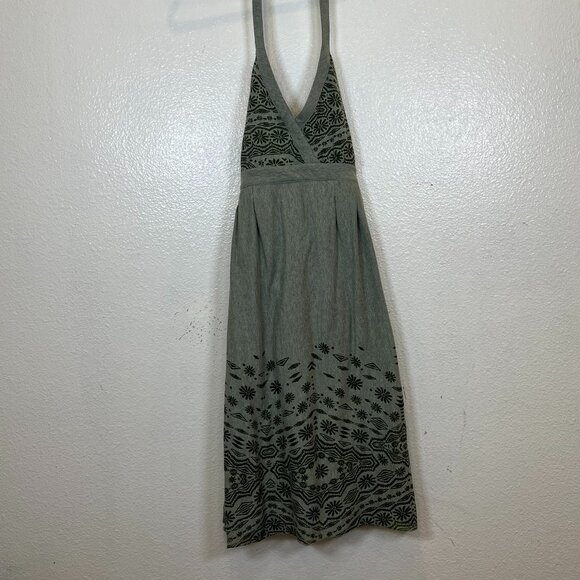 Athleta Dresses & Skirts - Athleta Halter‎ Paisley Gray Green Sundress Size S